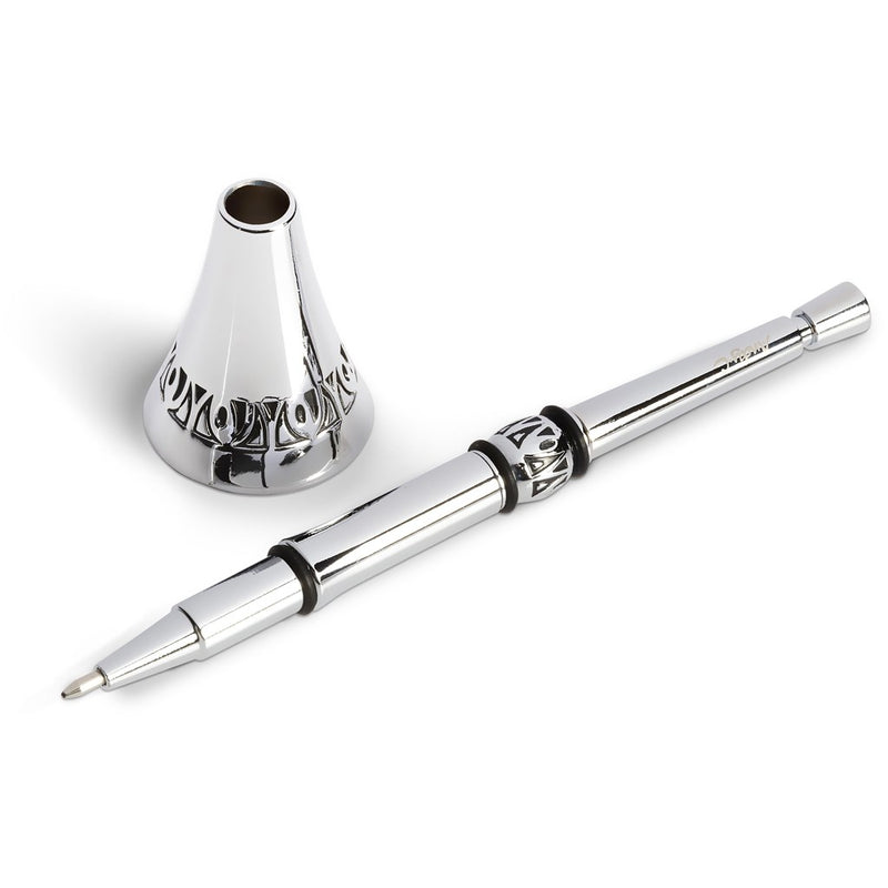 Tribal Vuvuzela Copper Plated Pen with Black Ink in Colour Gift Box - Andy Cartwright