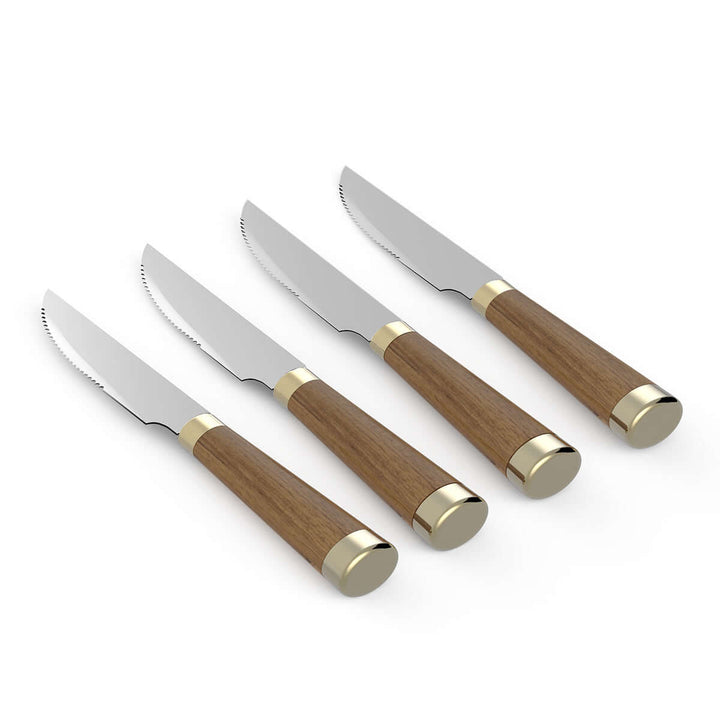 Dusk Steak knife set 4pc in a Black & Gold Gift Box - Andy Cartwright.