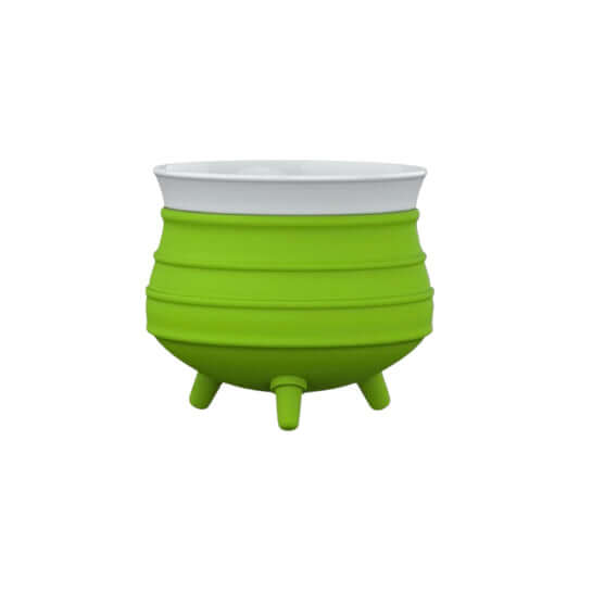 Medium Potjie Pot Lime Green by Andy Cartwright, versatile pot perfect for drinks, snacks, and serving.