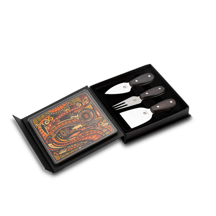 I Am South African Cheese Set 4pc in Colour Gift Box - Andy Cartwright.