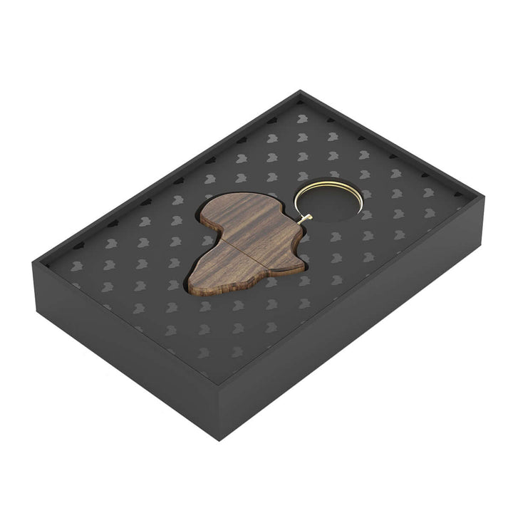 Afrique Wood Memory Stick  16GB in Colour Gift Box - Andy Cartwright.
