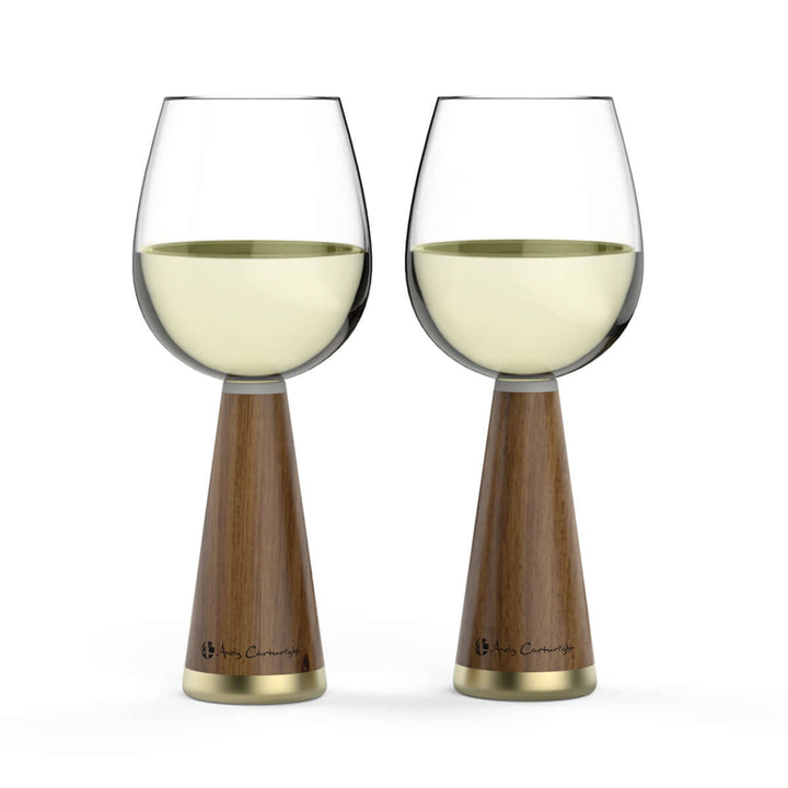 Afrique Wine Glass Set of 2 in Colour Gift Box - Andy Cartwright.