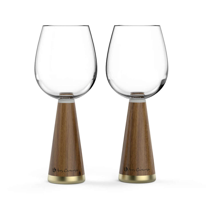 Afrique Wine Glass Set of 2 in Colour Gift Box - Andy Cartwright.