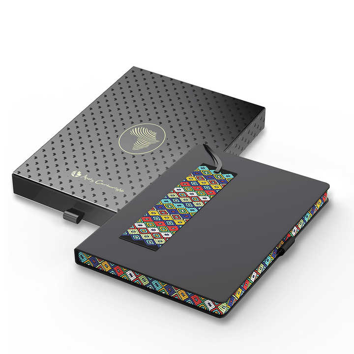Afrique A5 Notebook and Afrique Gold Ball Pen Gift Set.