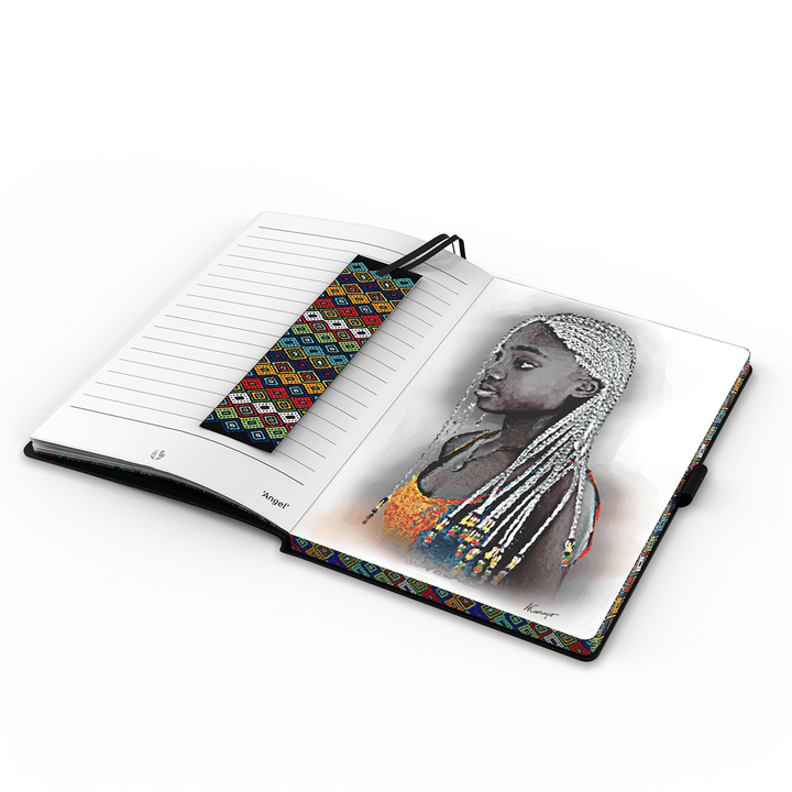 Afrique A5 Notebook and Afrique Gold Ball Pen Gift Set.
