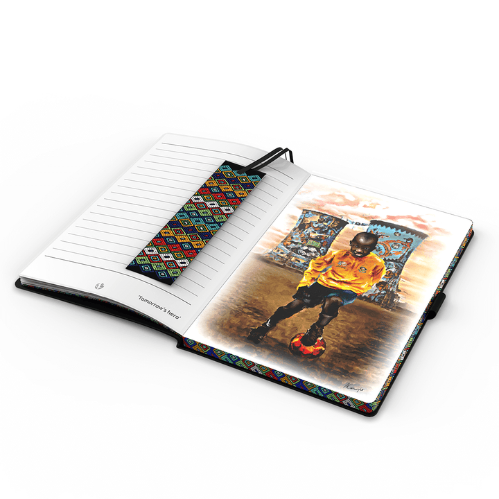 Afrique A5 Notebook and Afrique Gold Ball Pen Gift Set.