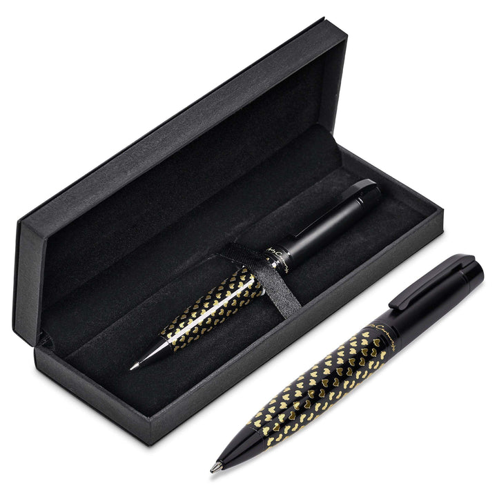 Afrique Dusk Gold ball pen with black ink - Andy Cartwright.