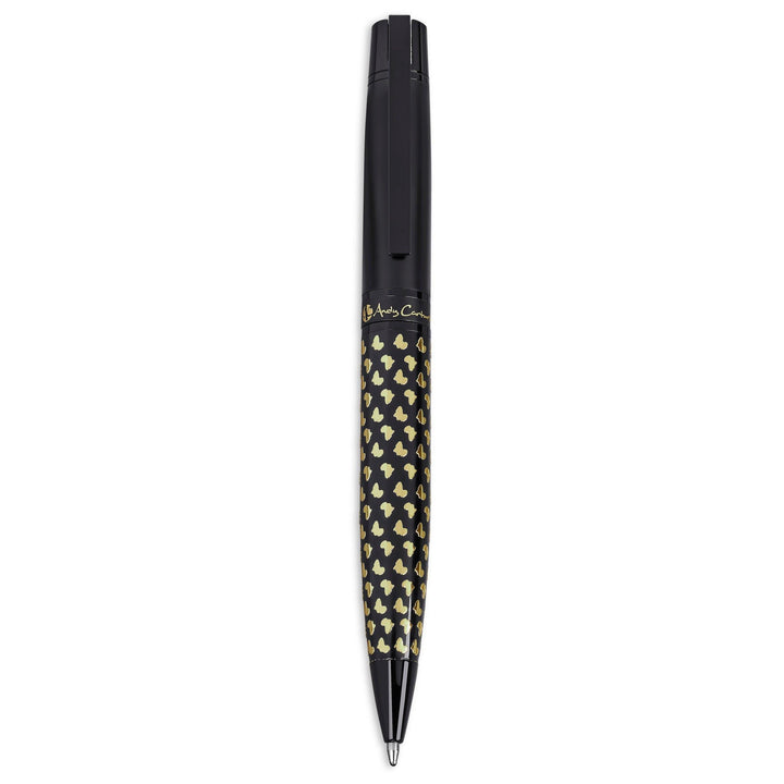 Afrique Dusk Gold ball pen with black ink - Andy Cartwright.