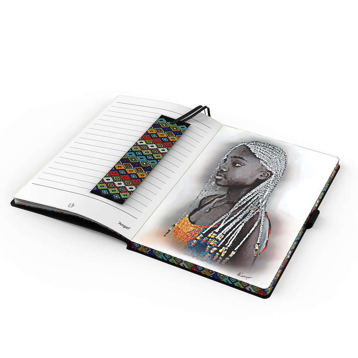 Afrique Illustration A5 Notebook Lined in Colour Gift Box - Andy Cartwright.