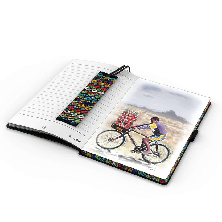 Afrique Illustration A5 Notebook Lined in Colour Gift Box - Andy Cartwright.