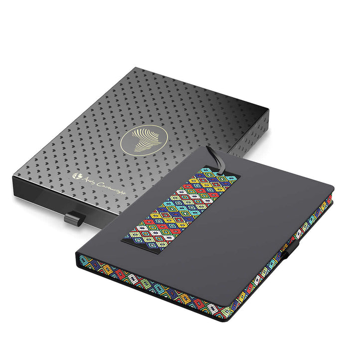 Afrique Illustration A5 Notebook Lined in Colour Gift Box - Andy Cartwright.