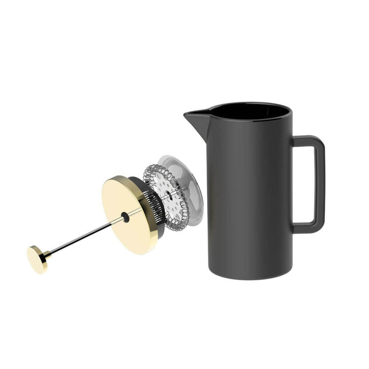 Dusk Afrique Coffee Press & 2pc Mug Set in Black & Gold Gift Box - Andy Cartwright.