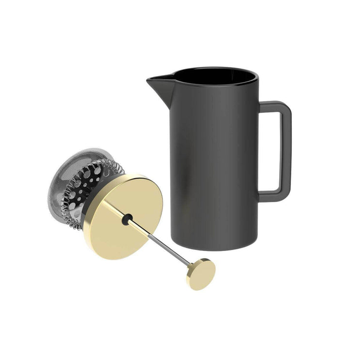Dusk Afrique Coffee Press & 2pc Mug Set in Black & Gold Gift Box - Andy Cartwright.